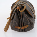 LOUIS VUITTON Monogram Saumur 35 Shoulder Bag M42254 LV Auth 146596-3