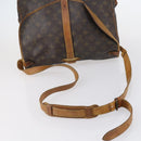 LOUIS VUITTON Monogram Saumur 35 Shoulder Bag M42254 LV Auth 146596-7