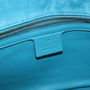 GUCCI Micro GG Canvas Clutch Bag Enamel Blue 339249 Auth 146600-17