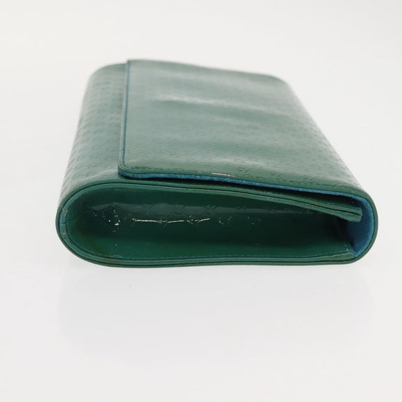 GUCCI Micro GG Canvas Clutch Bag Enamel Blue 339249 Auth 146600