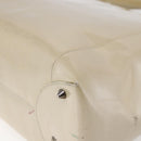 Christian Dior Maris Pearl Tote Bag Patent leather Beige Auth 146601-17