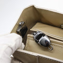 Christian Dior Maris Pearl Tote Bag Patent leather Beige Auth 146601-22