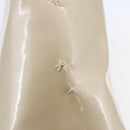 Christian Dior Maris Pearl Tote Bag Patent leather Beige Auth 146601-6