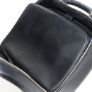 CHANEL COCO Mark Vanity Hand Bag Caviar Skin Black Gold CC Auth 146602A-21