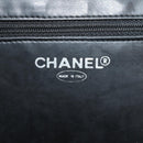 CHANEL COCO Mark Vanity Hand Bag Caviar Skin Black Gold CC Auth 146602A-25