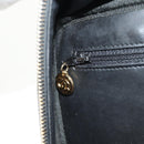 CHANEL COCO Mark Vanity Hand Bag Caviar Skin Black Gold CC Auth 146602A-27