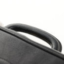 CHANEL COCO Mark Vanity Hand Bag Caviar Skin Black Gold CC Auth 146602A-9