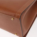 GUCCI Bamboo Hand Bag Leather Brown Gold 002 2853 0260 0 Auth 146606-14