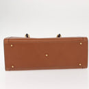 GUCCI Bamboo Hand Bag Leather Brown Gold 002 2853 0260 0 Auth 146606-5