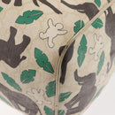 GUCCI GG Supreme Hand Bag PVC White 189895 Auth 146608-16