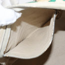 GUCCI GG Supreme Hand Bag PVC White 189895 Auth 146608-21