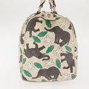 GUCCI GG Supreme Hand Bag PVC White 189895 Auth 146608-3