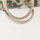 GUCCI GG Supreme Hand Bag PVC White 189895 Auth 146608-7