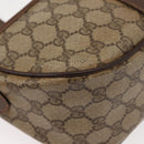 GUCCI GG Supreme Web Sherry Line Bag PVC Beige Gold 89 02 032 Auth 146615-8