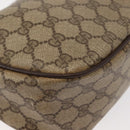 GUCCI GG Supreme Web Sherry Line Bag PVC Beige Gold 89 02 032 Auth 146615-16