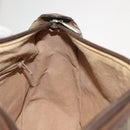 GUCCI GG Supreme Web Sherry Line Bag PVC Beige Gold 89 02 032 Auth 146615-20