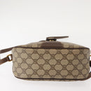 GUCCI GG Supreme Web Sherry Line Bag PVC Beige Gold 89 02 032 Auth 146615-5