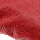 GUCCI GG Canvas Guccissima Tote Bag Leather Gold Red 211137 Auth 146617-10