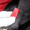 GUCCI GG Canvas Guccissima Tote Bag Leather Gold Red 211137 Auth 146617-12