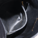 CHANEL Waist pouch Matelasse Waist bag Leather Black Gold CC Auth 146618-12