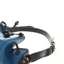 LOUIS VUITTON Epi Petit Noe Shoulder Bag Bicolor Black Blue M44152 Auth 146621-15