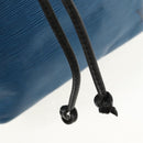 LOUIS VUITTON Epi Petit Noe Shoulder Bag Bicolor Black Blue M44152 Auth 146621-21