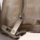 CHANEL New Travel Line Shoulder Bag Beige CC Auth 146622-10