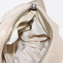 CHANEL New Travel Line Shoulder Bag Beige CC Auth 146622-18