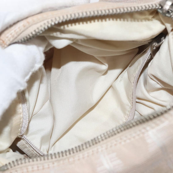 CHANEL New Travel Line Shoulder Bag Beige CC Auth 146622