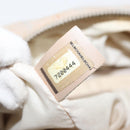 CHANEL New Travel Line Shoulder Bag Nylon Beige CC Auth 146622-12