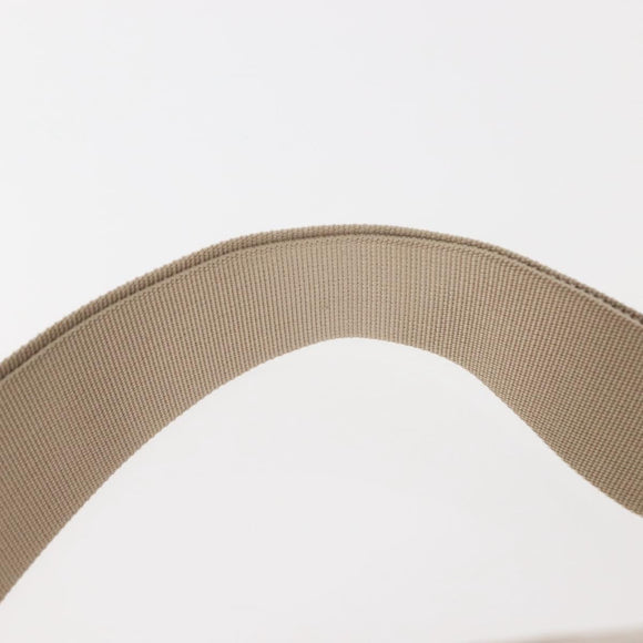 CHANEL New Travel Line Shoulder Bag Nylon Beige CC Auth 146622