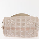 CHANEL New Travel Line Shoulder Bag Beige CC Auth 146622-5