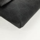 GUCCI GG Supreme Waist bag PVC Black Silver 161833 Auth 146624V-15