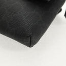 GUCCI GG Supreme Waist bag PVC Black Silver 161833 Auth 146624V-16