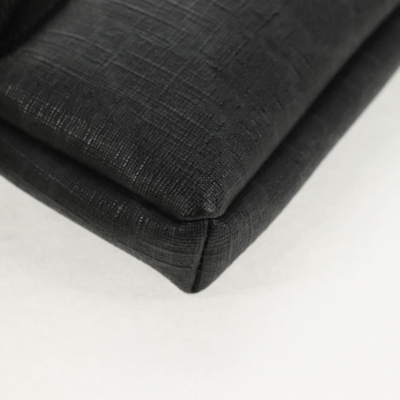 GUCCI GG Supreme Waist bag PVC Black Silver 161833 Auth 146624V