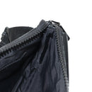 GUCCI GG Supreme Waist bag PVC Black Silver 161833 Auth 146624V-22