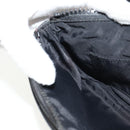 GUCCI GG Supreme Waist bag PVC Black Silver 161833 Auth 146624V-23