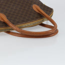 CELINE Macadam Canvas Hand Bag PVC Leather Brown Gold Auth 146628-7