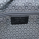 Salvatore Ferragamo Gancini Shoulder Bag Leather Black Silver Auth 146635-12