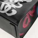 DOLCE&GABBANA Graffiti DAILY Hand Bag Leather Multicolor Auth 146637A-14