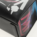 DOLCE&GABBANA Graffiti DAILY Hand Bag Leather Multicolor Auth 146637A-16