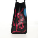 DOLCE&GABBANA Graffiti DAILY Hand Bag Leather Multicolor Auth 146637A-3