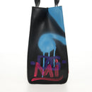 DOLCE&GABBANA Graffiti DAILY Hand Bag Leather Multicolor Auth 146637A-4