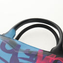 DOLCE&GABBANA Graffiti DAILY Hand Bag Leather Multicolor Auth 146637A-8