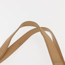 CHANEL Bicolore Shoulder Bag Lamb Skin Beige Silver CC Auth 146639-8