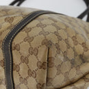 GUCCI GG Crystal Tote Bag Coated Canvas Outlet Beige Gold 265695 Auth 146641-15