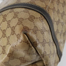GUCCI GG Crystal Tote Bag Coated Canvas Outlet Beige Gold 265695 Auth 146641-18