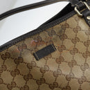 GUCCI GG Crystal Tote Bag Coated Canvas Outlet Beige Gold 265695 Auth 146641-10