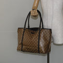 GUCCI GG Crystal Tote Bag Coated Canvas Outlet Beige Gold 265695 Auth 146641-23