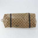 GUCCI GG Crystal Tote Bag Coated Canvas Outlet Beige Gold 265695 Auth 146641-5